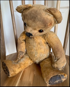 Carol S.'s Teddy Bear before treatment