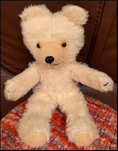 Helen T.'s teddy after treatment
