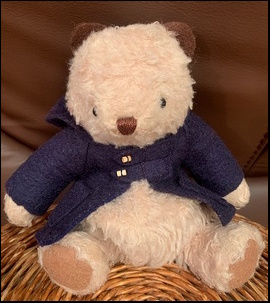 Jackie T.'s Paddington Bear after treatment