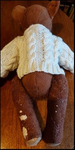 Sally B.'s Brown Bear before treatment