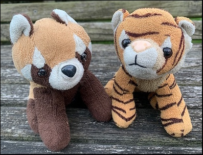 Cath D.'s Panda and Tiger  after treatment