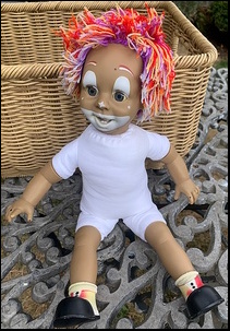Mignon G.'s Clown after treatment