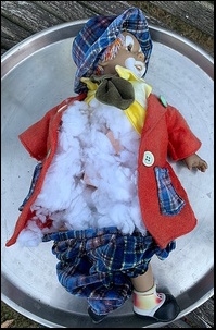 Mignon G.'s Clown before treatment