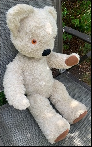 Sarah R.'s Pooh Bear after treatment