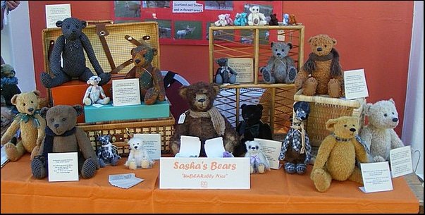My stall at the Spring Craft and Teddy Bear Fair at The Arc