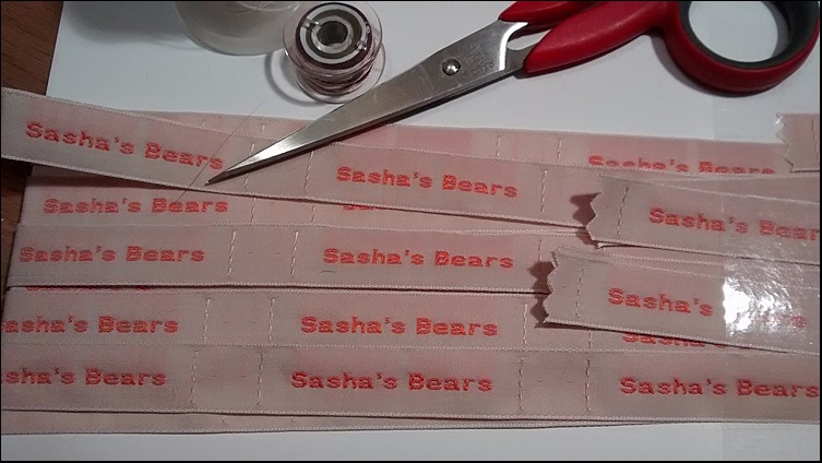 Sasha's Bears labels