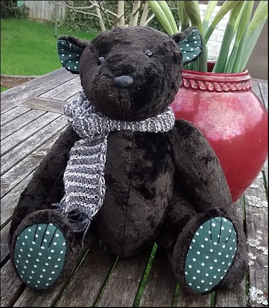 Paul on the garden table